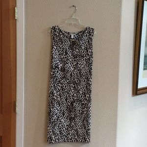 Dana Bachman Animal Print Dress